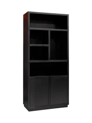 mutoni - Bücherschrank Oakura, One Size, Schwarz