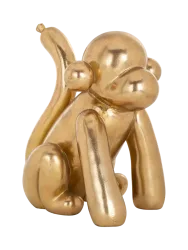 mutoni - Deko-Objekt Monkey gold, One Size