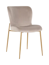 mutoni - Stuhl Odessa khaki gold gebürstet, One Size, Beige
