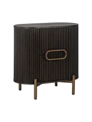mutoni - Kommode Luxor gold gebürstet 60, One Size, Braun