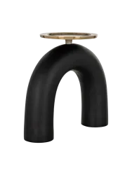 mutoni - Kerzenhalter Livi 24, One Size, Schwarz