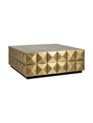 mutoni - Couchtisch Collada 90, One Size, Gold