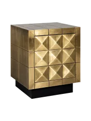 mutoni - Nachtkommode Collada 50x59, One Size, Gold
