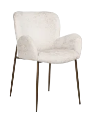mutoni - Esszimmerstuhl Amber cream fusion, One Size, Beige