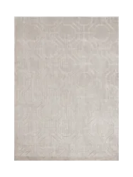 Hochwertiger Viskose-Teppich „Flynn“ Elfenbein Richmond Interiors