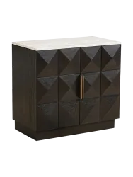 Design Sideboard „Claremont“ mit Marmorplatte, 2-türig Richmond Interiors