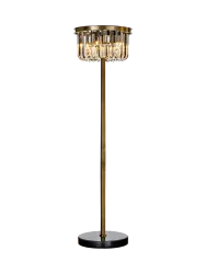 Design Stehlampe „Dagmar“ mit Marmorsockel Bronze Richmond Interiors