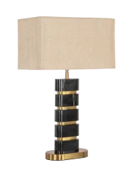 Grosse Marmor Design Tischlampe „Levina“ Richmond Interiors