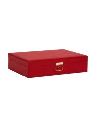 Echtleder Schmuckbox „Palermo“ Rot WOLF