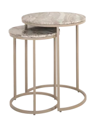 Richmond Interiors - Beistelltisch Fairfax (2er-Set), One Size