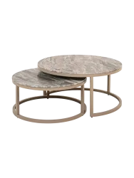 mutoni - Couchtisch Fairfax (2er-Set), One Size