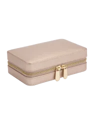 Echtleder Schmuck-Etui „Palermo Zip Case“ Roségold WOLF