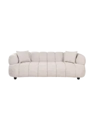 Hochwertiges 3-Sitzer Design Sofa „Amelia“ Natural Fancy Richmond Interiors