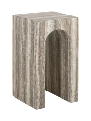 Design Beistelltisch „Dulce“ aus Marmor Beigetöne Richmond Interiors