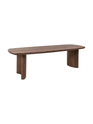 Massivholz Design Esstisch „Baldwin“, verschiedene Grössen Dunkelbraun Richmond Interiors
