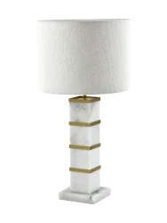 Grosse Marmor Design Tischlampe „Celinae“ Richmond Interiors