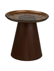 Runder Design Beistelltisch „Orvieto“ Esche Nordic Living