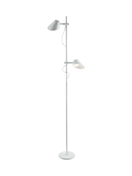 LED Design Stehlampe „Esino“ mit Fernbedienung Weiss Schuller