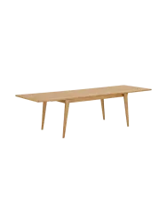Grosser, ausziehbarer Design Esstisch „Darwin“ 240-340 x 100 cm Eiche Natural Chosen by Bloomingloft