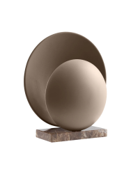 Design Tischlampe „Orbit“ mit Marmorsockel Globen Lighting