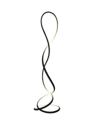 Dimmbare LED Design Stehlampe „Evania“ Schwarz Schuller