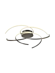 LED Design Deckenlampe „Cadence“ mit Fernbedienung Chrom-Finish Schuller