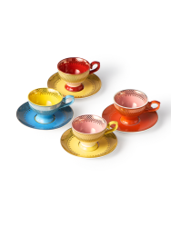 4-teiliges Design Espresso-Set „Grandma“ Pols Potten