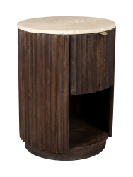 Design Beistelltisch/Nachttisch „Marlow“ Ø 45 x 60 cm Dutchbone
