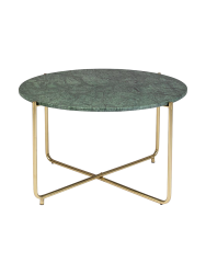 Runder Marmor Couchtisch „Timpa“ White Label by Bloomingloft