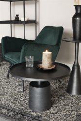 Runder Design Beistell- / Couchtisch „Mason“ White Label by Bloomingloft