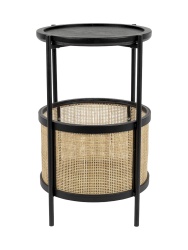 Runder Design Beistelltisch „Makoto“ White Label by Bloomingloft