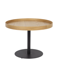 Runder Design Beistelltisch „Yuri“, verschiedene Grössen White Label by Bloomingloft