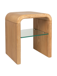 Massiver Design Beistelltisch „Brave“ 50 x 58 cm Zuiver