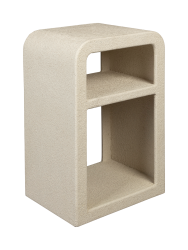 Design Beistelltisch/Nachtisch „Veda“, aus recyceltem Marmor Dutchbone