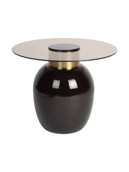 Design Beistelltisch „Mohra“, verschiedene Grössen White Label by Bloomingloft