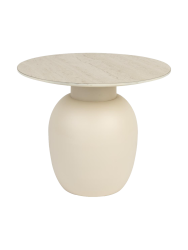 Keramik Design Beistelltisch „Karula“, verschiedene Grössen White Label by Bloomingloft