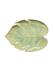 Handgefertigte Servierschale „Monstera Leaf Marrakesh“ Costa Nova