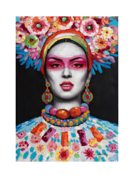 image LAND Bild Frau mit Blumen Dekoration 2  | Schubiger Möbel