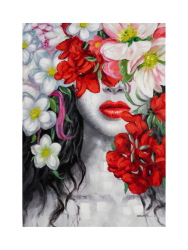 Handgemaltes Bild „hidden Beauty“ 70 x 100 cm Crea Collection