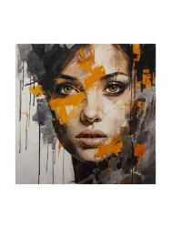 image LAND Gemälde Brown Eye Girl  | Schubiger Möbel