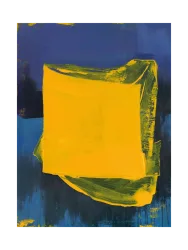 image LAND Gemälde Blue And Yellow  | Schubiger Möbel