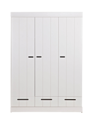 Design Kleiderschrank „Connect“, 3-türig De Eekhoorn