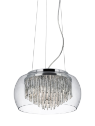 Elegante Pendellampe „Curva“ 4-Flammig Searchlight