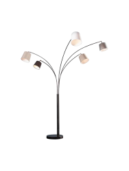Flexible Design Stehlampe „Levels“ mit Marmorsockel Invicta Interiors