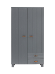 Design Kleiderschrank „Dennis II“, 2-türig De Eekhoorn