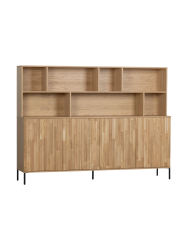 Grosser, massiver Wandschrank „New Lewison“, 4-türig De Eekhoorn
