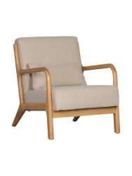 mutoni - Sessel Mark Webstoff natur, One Size, Braun
