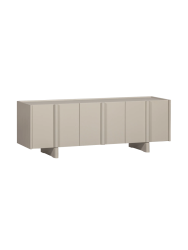 3-türiges Design Lowboard „Bassou“ aus nachhaltigem Massivholz De Eekhoorn