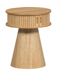 mutoni - Nachttisch Karri natur, One Size, Braun