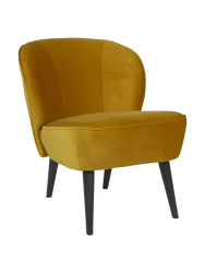 mutoni - Sessel Sara Velvet ocker, One Size